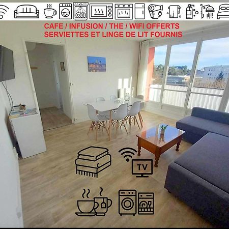 T3 57M2 Avec Balcon Proche Gare Sncf, Wifi Et Cafe Et The Offerts Apartment Orleans Exterior photo